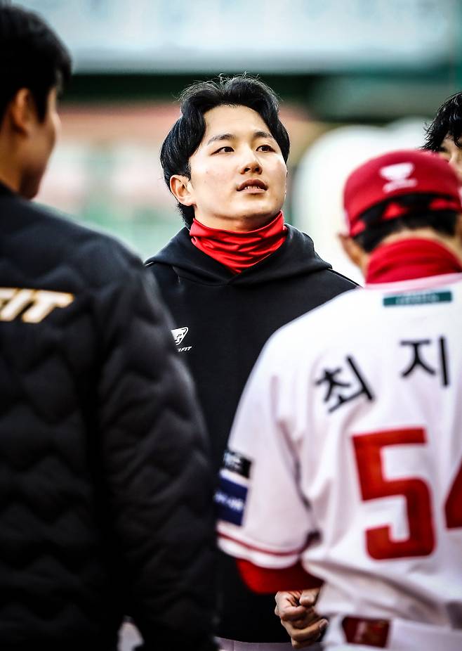 7일 인천 KT전에 선발 3루수로 이름을 올린 김민준. SSG 제공