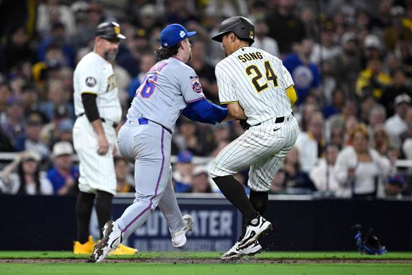송성문은 아쉬운 주루 실수도 있었지만, 다른 활약으로 이를 만회했다. 사진= Getty Images/AFP= 연합뉴스 제공