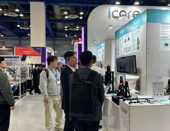 2026년 오토메이션 월드 전시회에 참가한 아이코어 /사진=아이코어