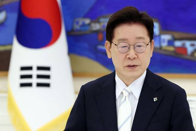 이재명 대통령. 청와대통신사진기자단