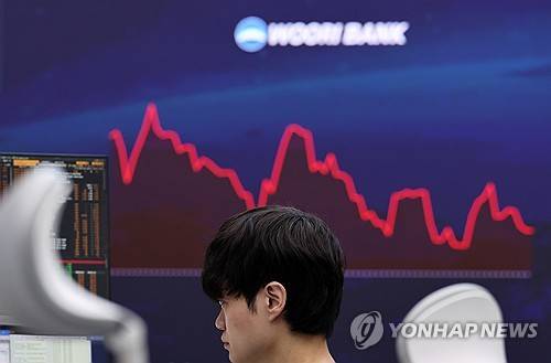 코스피 급락 [연합뉴스 자료사진 제공]