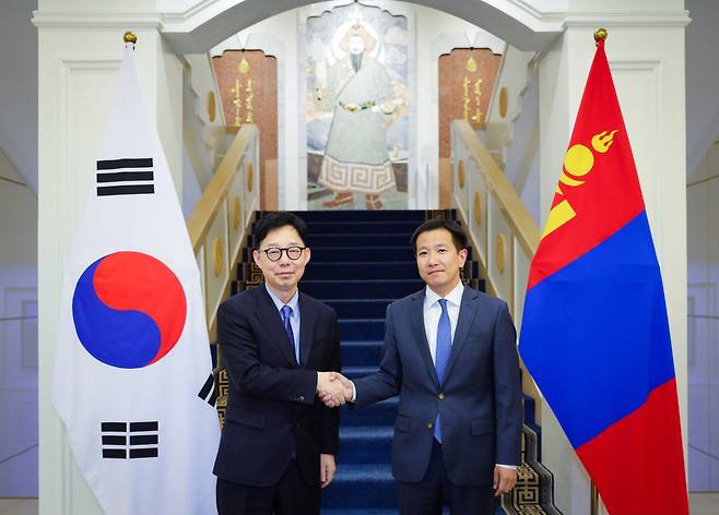 제1차 한몽 외교차관 전략대화 [외교부 제공]