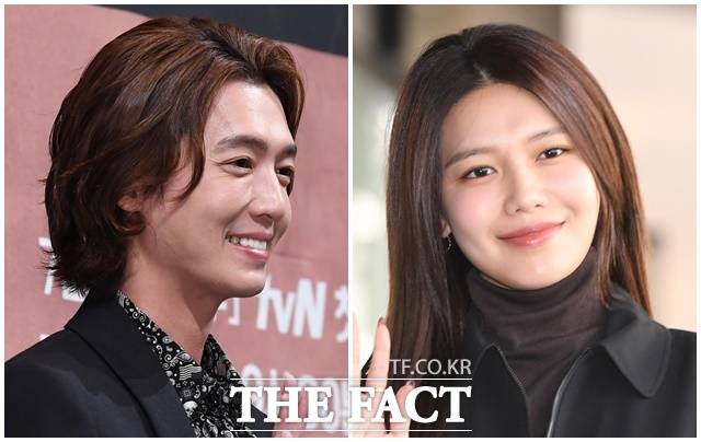 장수커플 정경호(사진 왼쪽)와 최수영의 결별소식이 누리꾼들 사이에 갑론을박으로 이어지고 있다. 두 사람은 중앙대학교 연극영화과 동문으로 알려져 있으며, 교회를 통해 가까워진 뒤 2012년 연인으로 발전했다. /더팩트 DB
