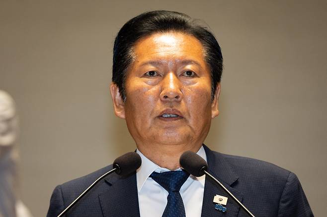 정청래 더불어민주당 대표. /뉴스1