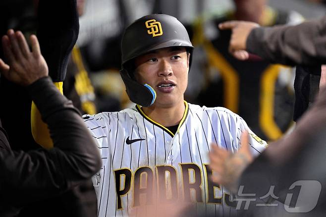 MLB 샌디에이고 송성문. ⓒ AFP=뉴스1