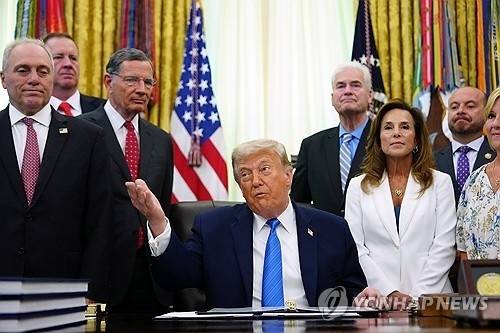 도널드 트럼프 미국 대통령. 워싱턴 AP=연합뉴스.