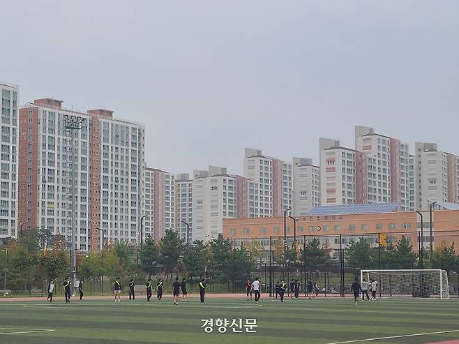 경기 화성시 동탄구 내 아파트단지 전경. 허남설 기자