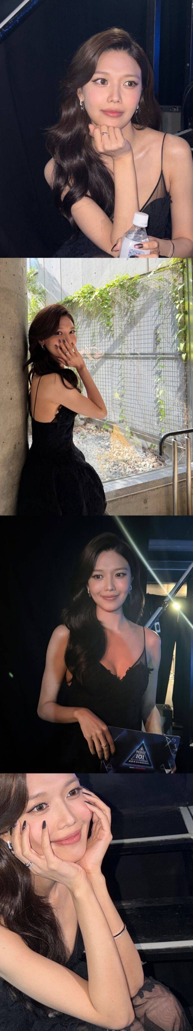 As Sooyoung and Jung Kyung-ho, who have been in a public relationship for 14 years, officially announced their breakup, behind-the-scenes photos of Sooyoung taken in Japan have been released, garnering attention. In the photos shared on social media by Sooyoungs makeup artist, Sooyoung is seen wearing a black dress and displaying a bright smile, exuding a professional aura.It is reported that the photos were taken ahead of the final broadcast of the Japanese survival program Produce 101 Japan: New World. Sooyoung captivated fans with her elegant and mature aura.Sooyoung and Jung Kyung-ho officially acknowledged their breakup through their respective agencies on the 9th. The two began dating in 2012 and have maintained a romantic relationship for 14 years, but rumors of a breakup had recently surfaced after they unfollowed each other on social media.Following the breakup announcement, Jung Kyung-ho also shared a photo of his pet dog, Hoyoung, named after the couple. The two decided to end their long-term romantic relationship and remain colleagues who support each others paths.