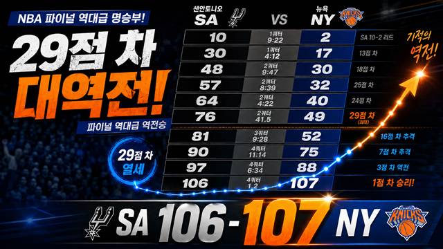 파이널 4차전 스코어 진행 상황. /사진=AI 제작 이미지.