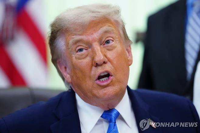 트럼프 대통령 [AP=연합뉴스. 재판매 및 DB 금지]