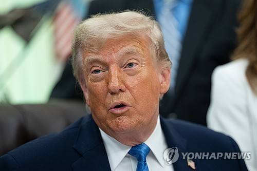 트럼프 대통령 [EPA=연합뉴스. 재판매 및 DB 금지]