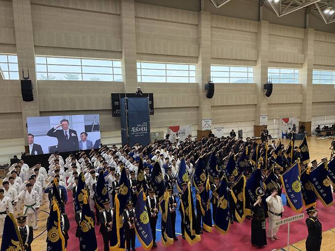 12일 충북 진천 법무연수원에서 제55회 전국 교도관 무도대회가 열렸다. (사진=최오현 기자)