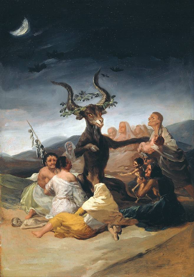 프란시스코 고야, Witches' Sabbath, 1797-1798 ⓒ UNC 제공