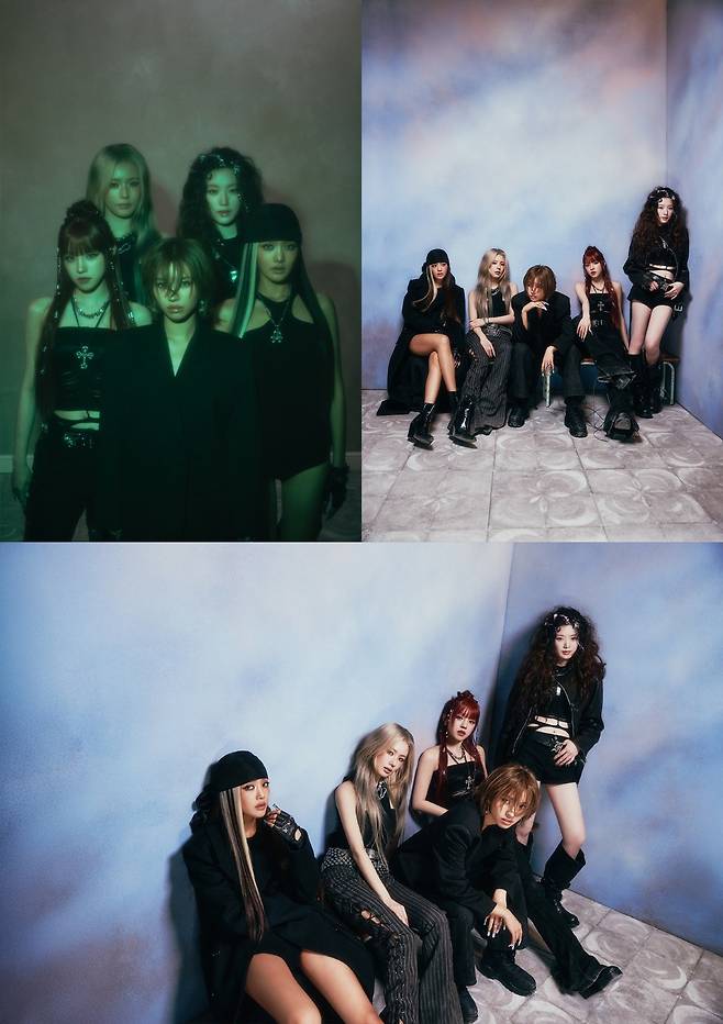 The group (G)I-DLE has exuded unrivaled dark charisma by releasing group concept photos for Crow, the pre-release track from their 9th mini album. Cube Entertainment unveiled the members images via official social media, showcasing the atmosphere of Crow through black-toned outfits and unique accessories.Crow is a song that reinterprets the crow, a symbol of bad luck, embodying the aspiration to soar unwavering in any situation. It was first revealed at their World Tour concert in Seoul last February, garnering high expectations from fans.(G)I-DLE will officially release Crow on the 15th at 6 PM, and prior to that, they plan to pre-release the music video on their official YouTube channel on the 14th at 10 PM. The 9th mini album We made, which includes Crow, will be released on July 6th at 6 PM.