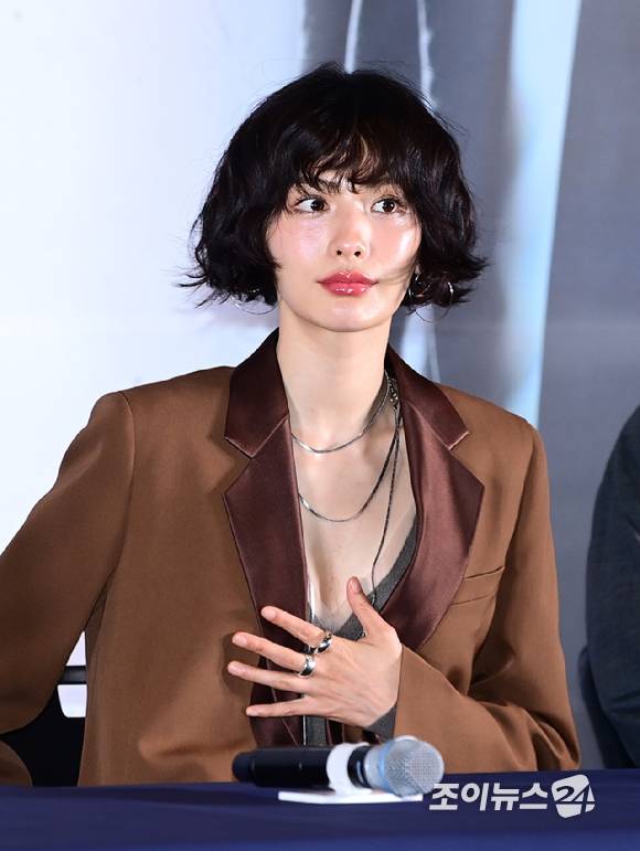 가수 겸 배우 나나가 서울 삼성동 메가박스 코엑스에서 열린 영화 '전지적 독자 시점'(감독 김병우) 언론시사회에 참석하고 있다. [사진=정소희 기자]