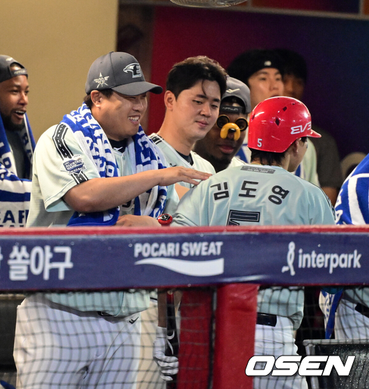 2024 올스타전에 참가한 류현진과 김도영./OSEN DB