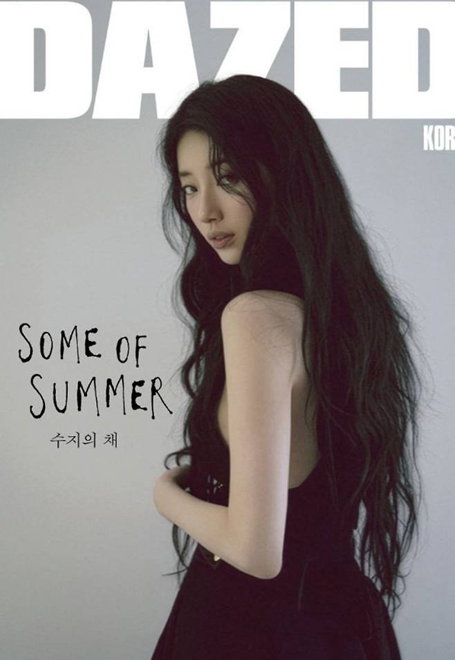 Actress and singer Bae Suzy has captured attention by releasing pictorial photos taken with Dazed Korea magazine on her personal account. Against a backdrop of lush nature, Bae Suzy exuded a refreshing yet innocent charm, elevating the quality of the pictorial.In the released photos, Bae Suzy created a sophisticated atmosphere by matching a black shirt with pants, while adding a dreamy vibe with a patterned dress. She also showcased a captivating allure by perfectly pulling off a black dress that revealed her shoulder line.Bae Suzys appearance, with her long black hair and distinct features harmonizing, drew admiration for her unrealistically stunning visuals. Through natural poses and deep gazes alone, Bae Suzy revealed a presence that transcended the pictorial, completing an unrivaled aura.