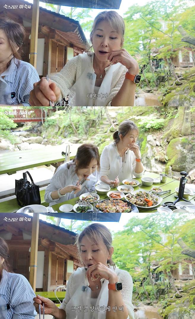 이미숙 유튜브 채널 캡처