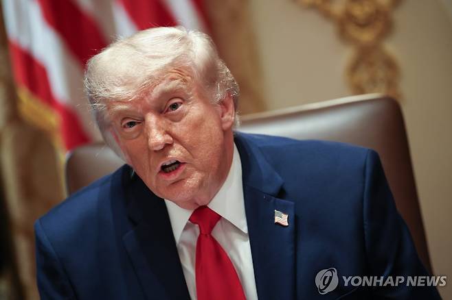 트럼프 대통령 [EPA=연합뉴스 자료사진. 재판매 및 DB 금지]