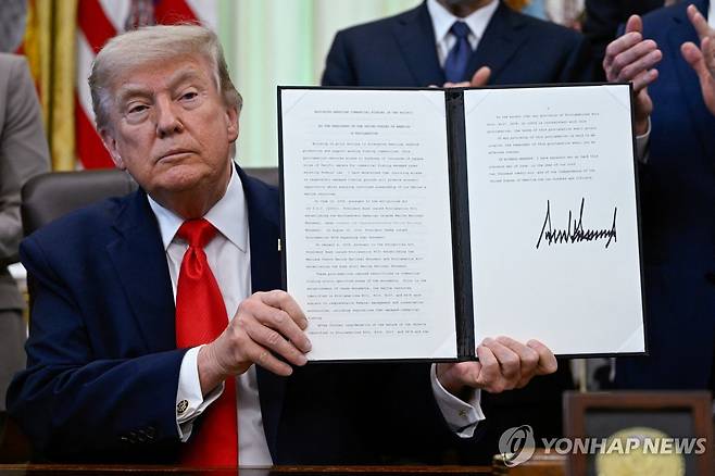 도널드 트럼프 미국 대통령 [로이터=연합뉴스 자료사진.재판매 및 DB 금지]