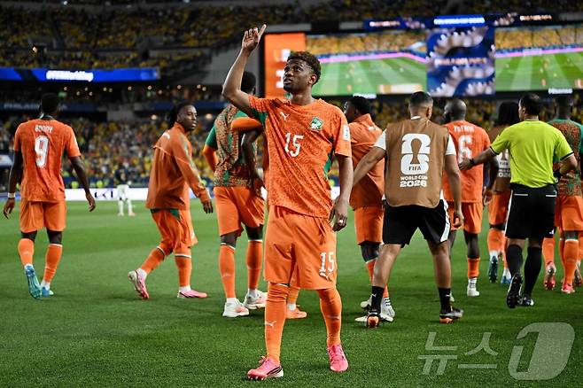코트디부아르가 에콰도르를 1-0으로 꺾었다. ⓒ AFP=뉴스1