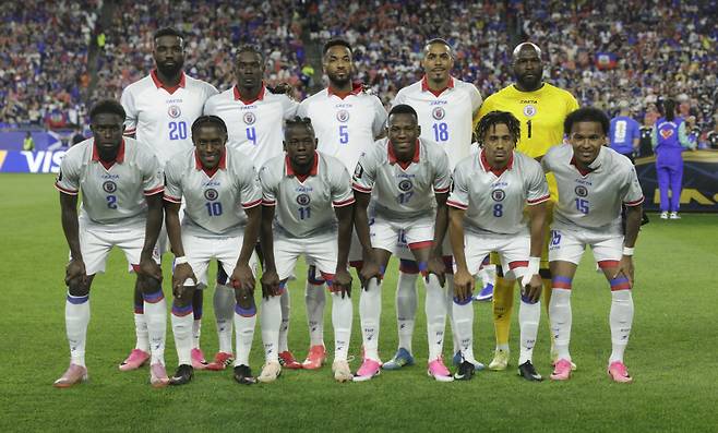 아이티 축구대표팀. 로이터=연합뉴스