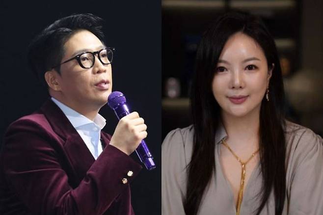 가수 MC몽(왼쪽)과 원헌드레드레이블 차가원 회장. [연합뉴스]
