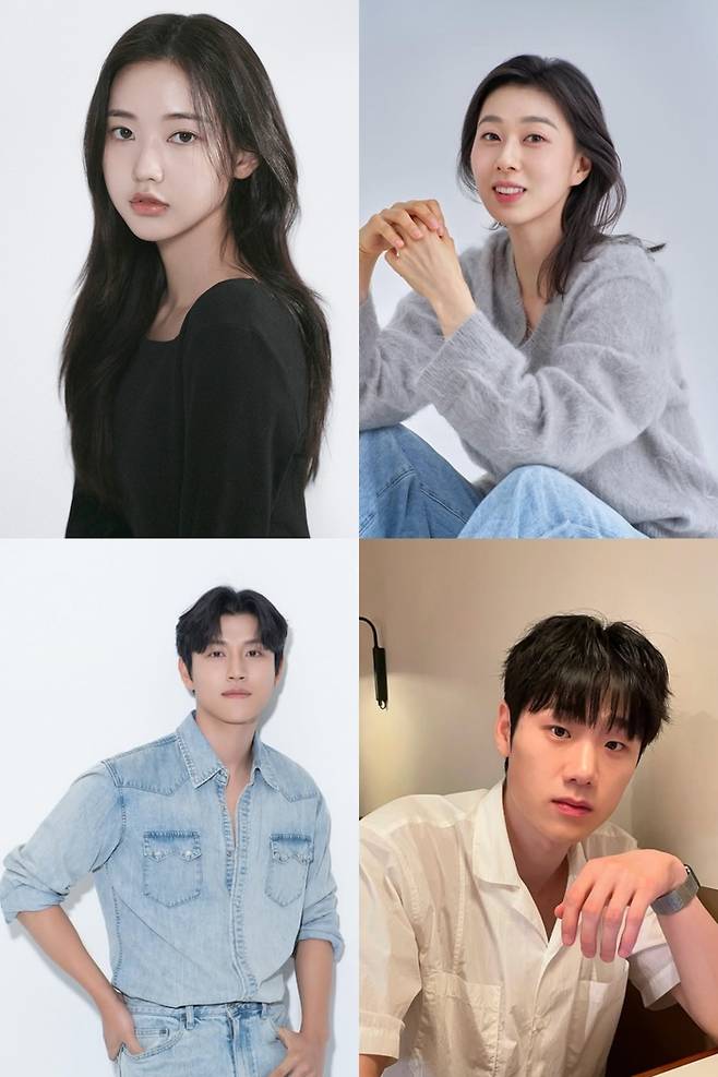 박서윤-박지연-이봉준-김재선. 사진 | 매니지먼트 오름, 각 배우 SNS