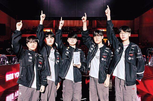 T1은 14일 젠지를 꺾고 2시드를 거머쥐었다. 라이엇 게임즈 제공