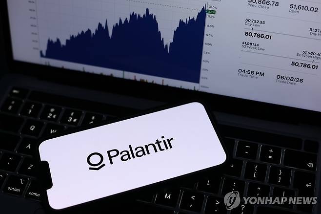 팔란티어 로고 [EPA=연합뉴스 자료사진. 재판매 및 DB 금지]