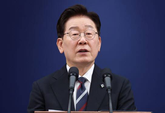 이재명 대통령, G7·유럽순방 결과 브리핑.(사진=연합뉴스)