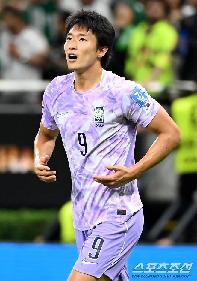 19일(한국시각) 멕시코 과달라하라 사포판의 에스타디오 과달라하라에서 열린 2026 북중미월드컵 대한민국과 멕시코의 경기. 경기에 나선 조규성의 모습. 사포판(멕시코)=허상욱 기자wook@sportschosun.com/2026.06.19/