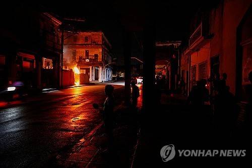 쿠바의 전력난  [로이터=연합뉴스]