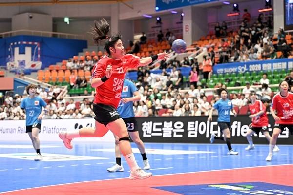 사진 SK슈가글라이더즈 최지혜의 점프슛