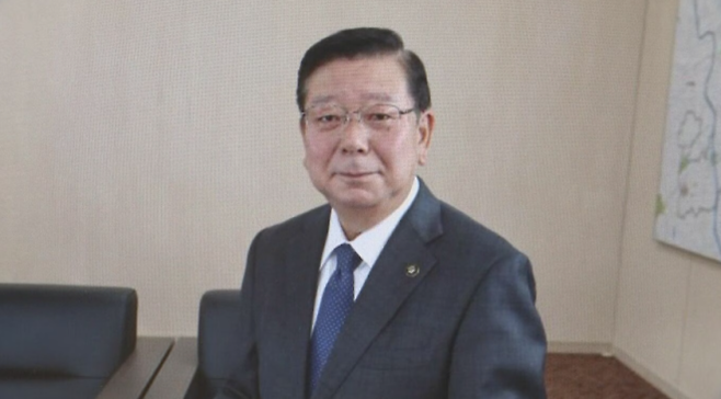 이바라키현 시모츠마시의 스도 도요지(사진) 시장이 지난 15일 숨진 채 발견됐다. TBS방송 캡처