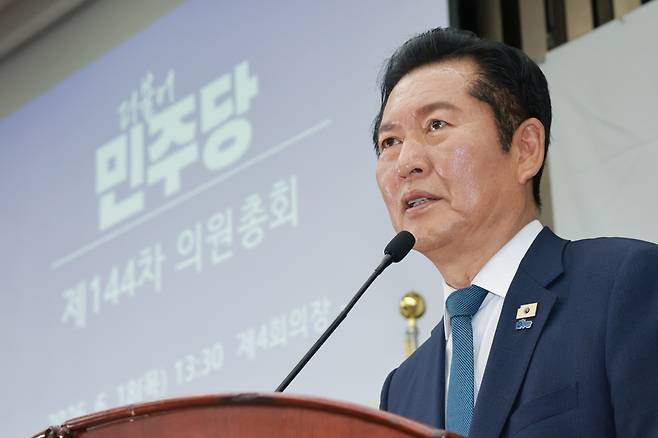 정청래 더불어민주당 대표 / 사진 = 연합뉴스
