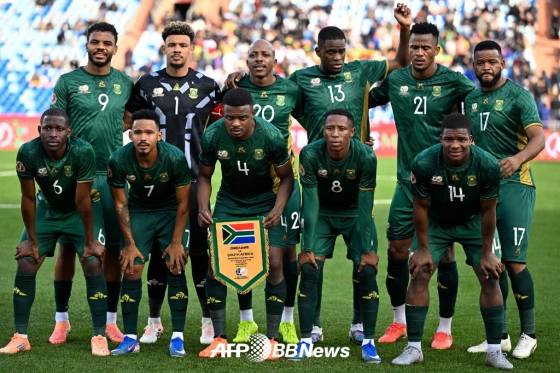 남아프리카공화국축구대표팀. /AFPBBNews=뉴스1