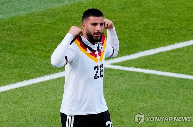 교체 출전한 독일 데니스 운다프의 골 [AP=연합뉴스]