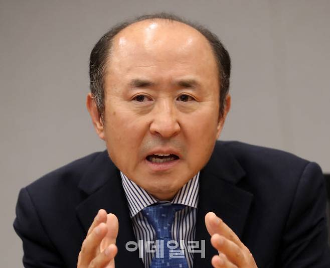 주이란 대사와 외교부 경제외교조정관을 지낸 윤강현 법무법인 세종 고문이 이데일리와 인터뷰를 하고 있다. (사진=이데일리 김태형 기자)