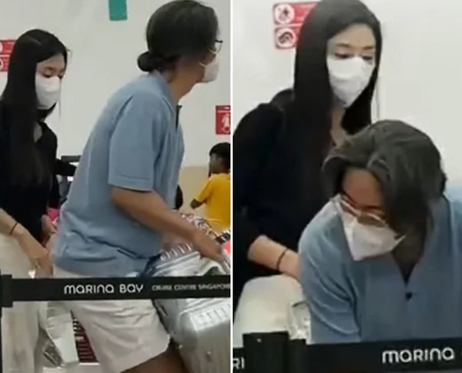 배용준, 박수진 부부. 사진lSNS 갈무리