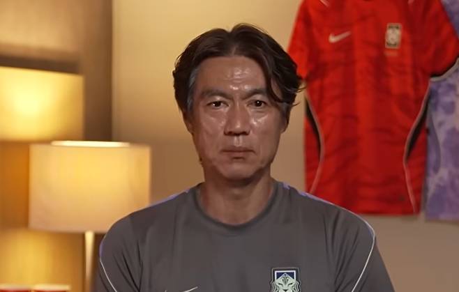 홍명보 감독이 멕시코전 손흥민 교체 타임에 대해 직접 입을 열었다. [사진출처 = 영상캡처]