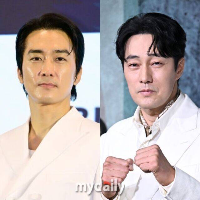 왼쪽부터 배우 송승헌, 소지섭./마이데일리