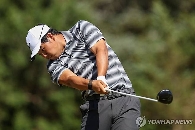 김주형의 US오픈 4라운드 경기 모습 [게티이미지/AFP=연합뉴스]