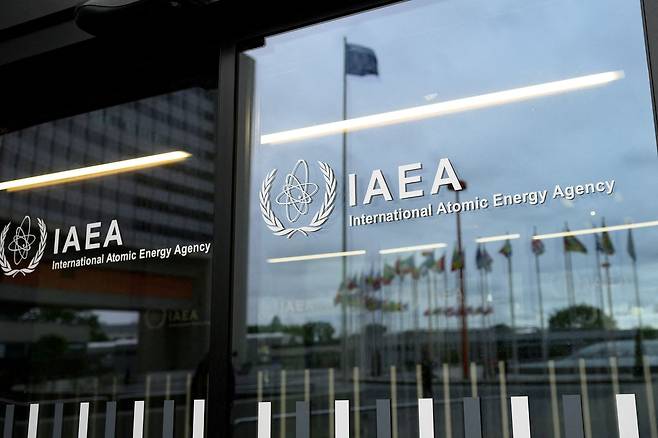 지난 5일 촬영된 오스트리아 비엔나에 위치한 국제원자력기구(IAEA) 본부. 로이터=연합뉴스