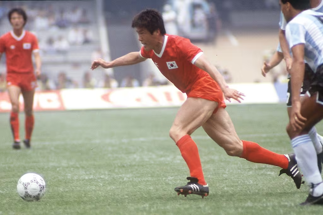 1986 멕시코 월드컵 당시 차범근. FIFA 홈페이지