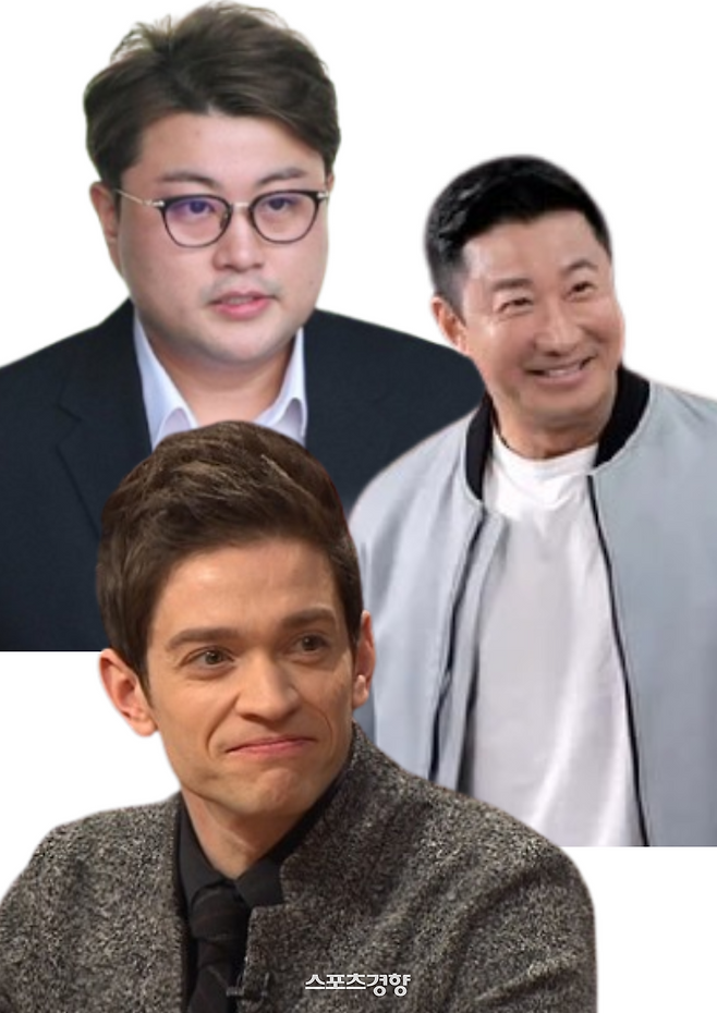 (왼쪽위부터 시계방향으로)김호중·이훈·다니엘 린데만. 사진=연합뉴스, KBS Joy ‘무엇이든 물어보살’ 방송 화면, JTBC 예능 ‘비정상회담’ 방송 화면.