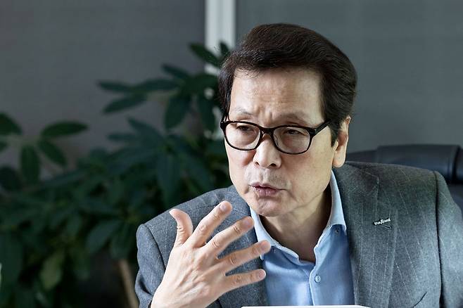 배재규 한국투자신탁운용 사장이 서울 영등포구 여의도에서 중앙일보와 인터뷰를 하고 있다. 장진영 기자