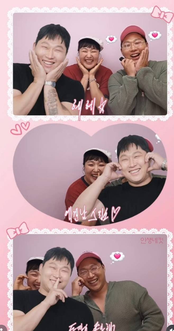Comedian Lee Su-ji and rapper Swings are drawing public attention by showcasing an astonishing level of resemblance while taking four-cut photos together. The two displayed delightful chemistry by creating similar expressions and moods.Swings teased their collaboration content by releasing a video filmed with Lee Su-ji on his personal account. In the video, the two struck various poses, exuding a warm and friendly atmosphere.Lee Su-ji, known for perfectly portraying various characters, once again brought great laughter with her similar visuals to Swings. Netizens who saw this reacted by noting how strikingly similar their appearances are, expressing their anticipation for the upcoming content.