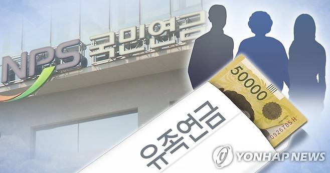 국민연금 유족연금 (PG) [권도윤 제작] 사진합성·일러스트