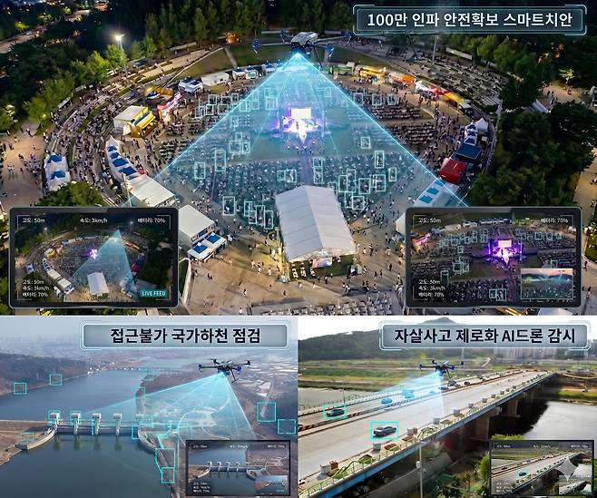AI 드론 구현도 이미지./ 대구시 제공